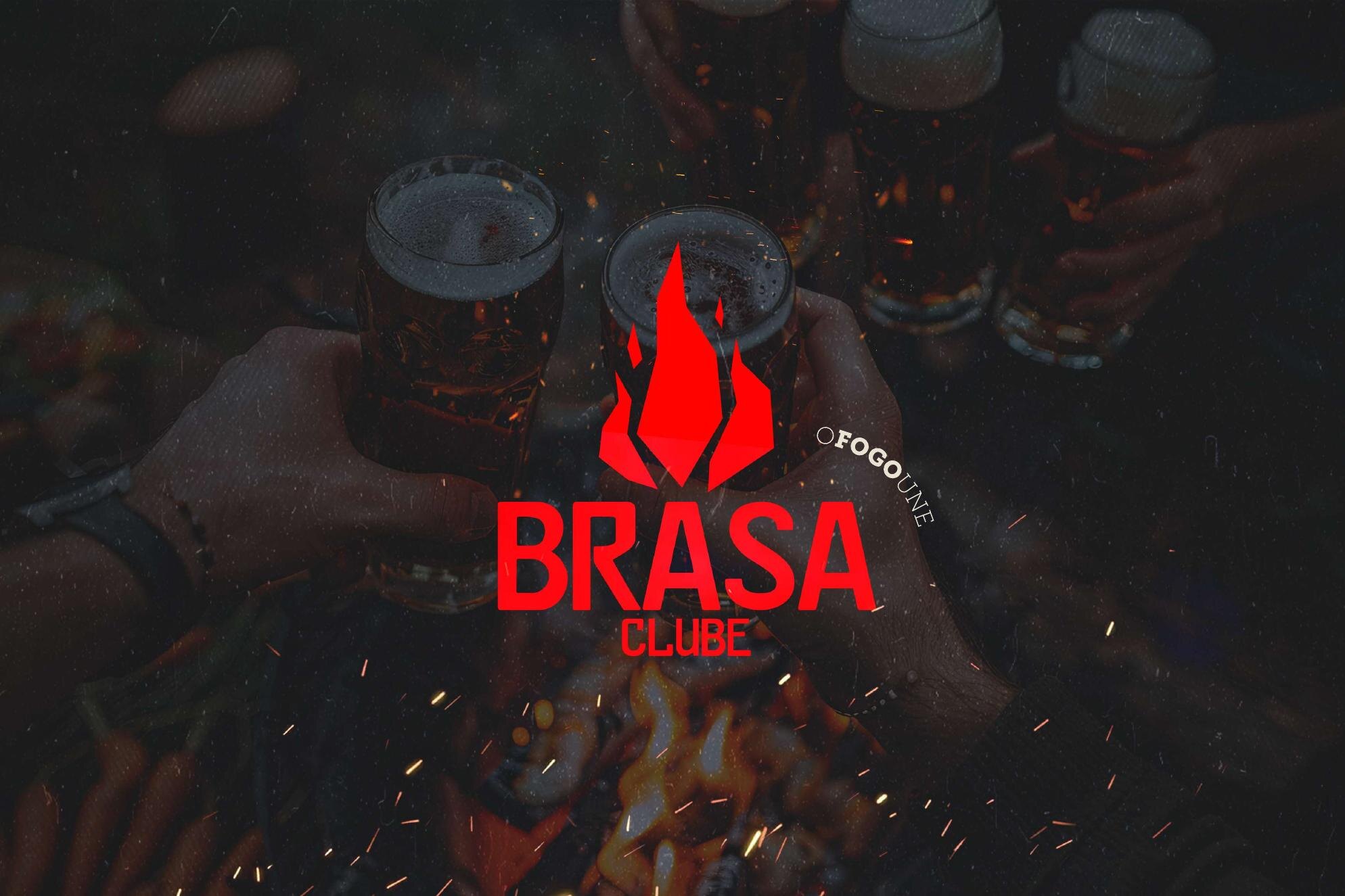 Identidade visual Brasa Clube